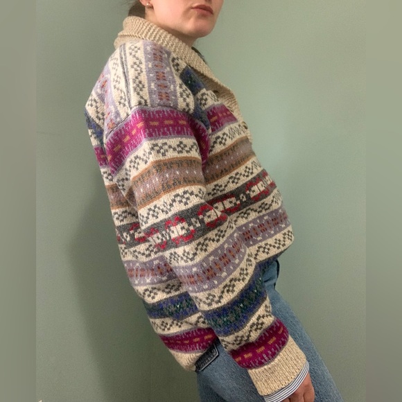 vintage EDDIE BAUER henley sweater - Picture 7 of 9